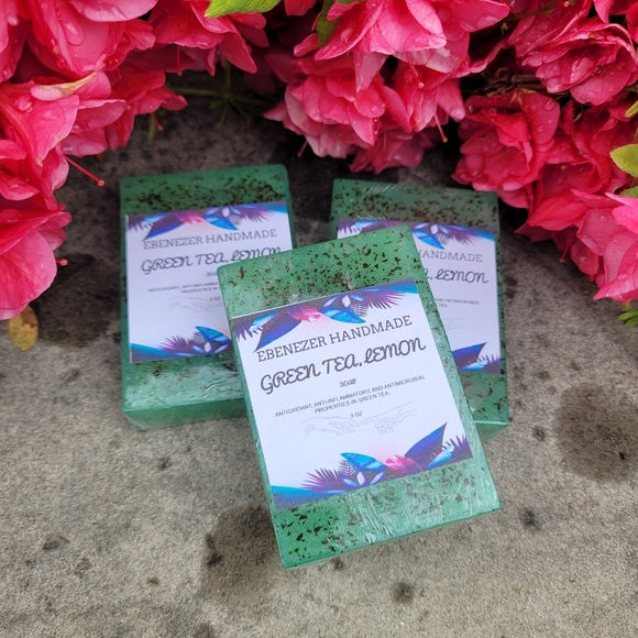 Handmade Soap Green tea Lemon - Picture 2 of 2